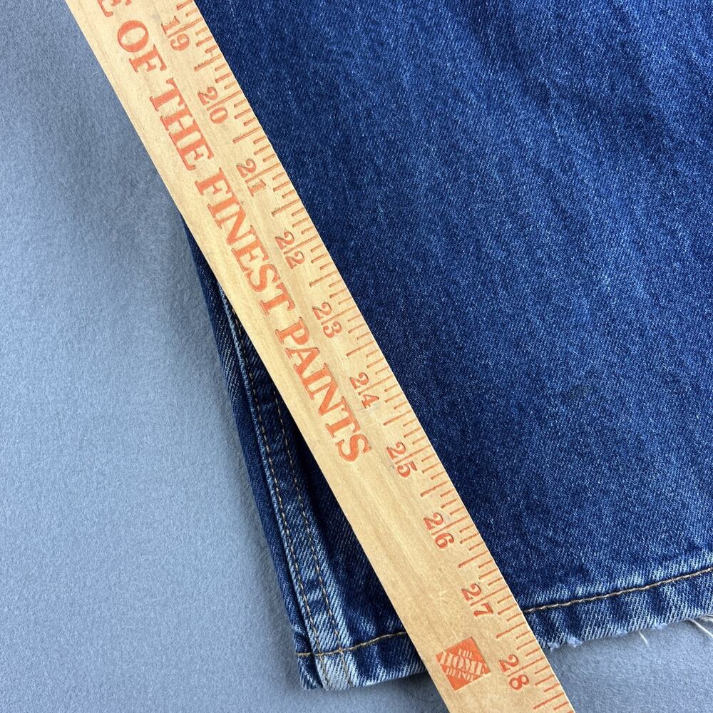Levi’s 505 Denim Blue Jeans Mens 36x29 Casual Straight Leg Pants Medium Wash - Picture 8 of 14